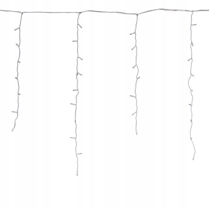 SOPLE 500 LED KURTYNA LAMPKI ZEWNĘTRZNE NIEBIESKIE + FLASH ZIMNY BIAŁY 15M