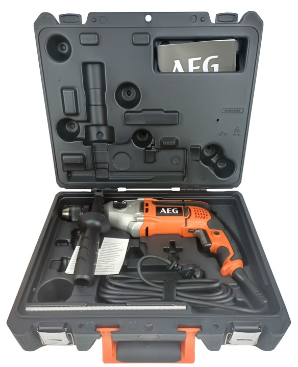 AEG SB2E 1100 RV wiertarka udarowa 2-biegowa 1100 W AVS Walizka