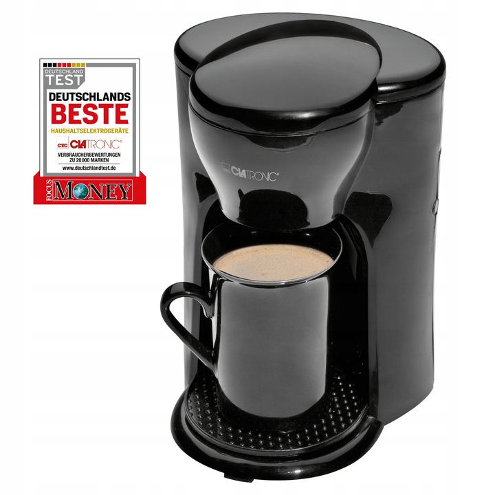 Ekspres przelewowy kawiarka na 1 filiżankę Clatronic KA
