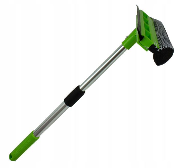 Ściągaczka z gąbką teleskopowa 49 cm gąbka z mikrofibry DUŻA do mycia SZYB