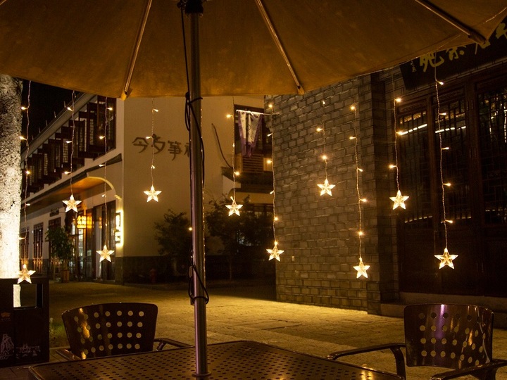 Lampki Choinkowe 108 LED Kurtyna Sople Zewnętrzne 2,5x0,9 Girlanda Świetlna