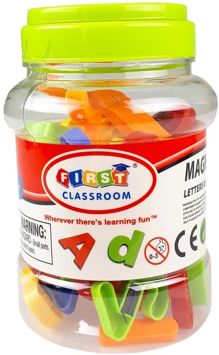 LITERKI I CYFERKI SYMBOLE MAGNETYCZNE NA MAGNES DO TABLICY