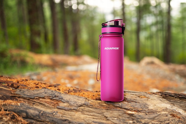 Butelka filtrująca Aquaphor City 0,5l różowa