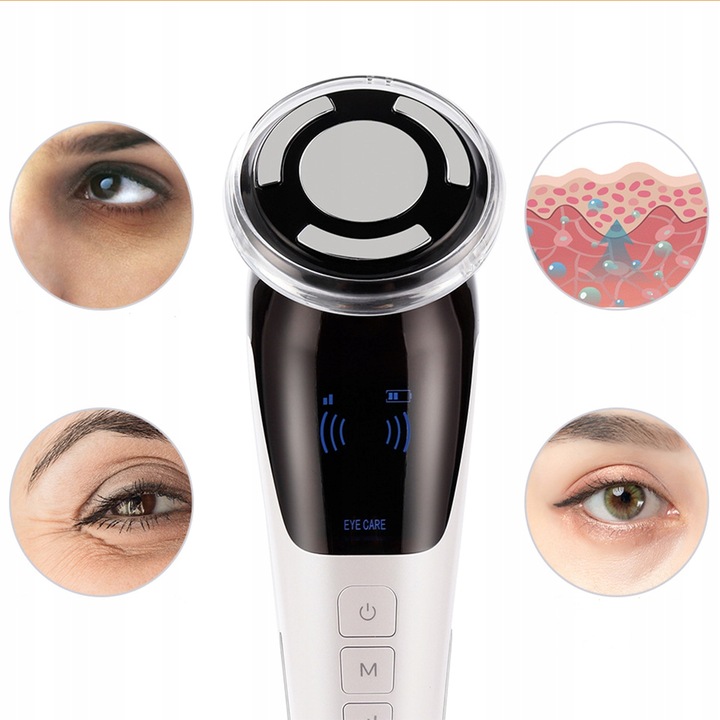 MEZOTERAPIA BEZIGŁOWA MASAŻER EMS TWARZY LIFTING 5w1 URZĄDZENIE DO MASAŻU