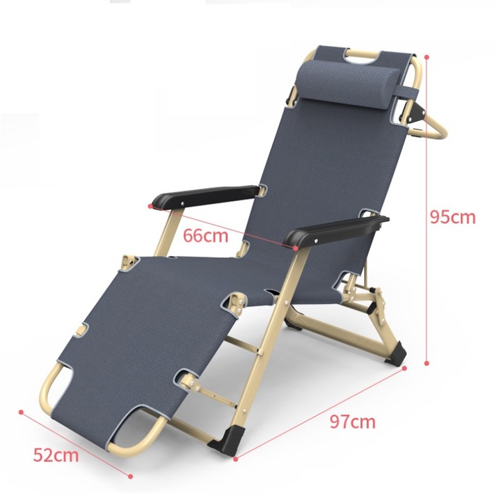 FOTEL OGRODOWY LEŻAK PLAŻOWY TURYSTYCZNY PODUSZKA