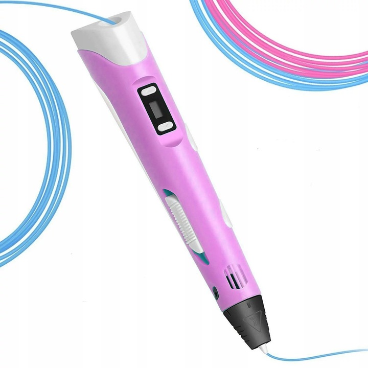 DŁUGOPIS 3D DRUKARKA DLA DZIECI / MEGA ZESTAW FILAMENT WKŁADY KOLOROWE 110M