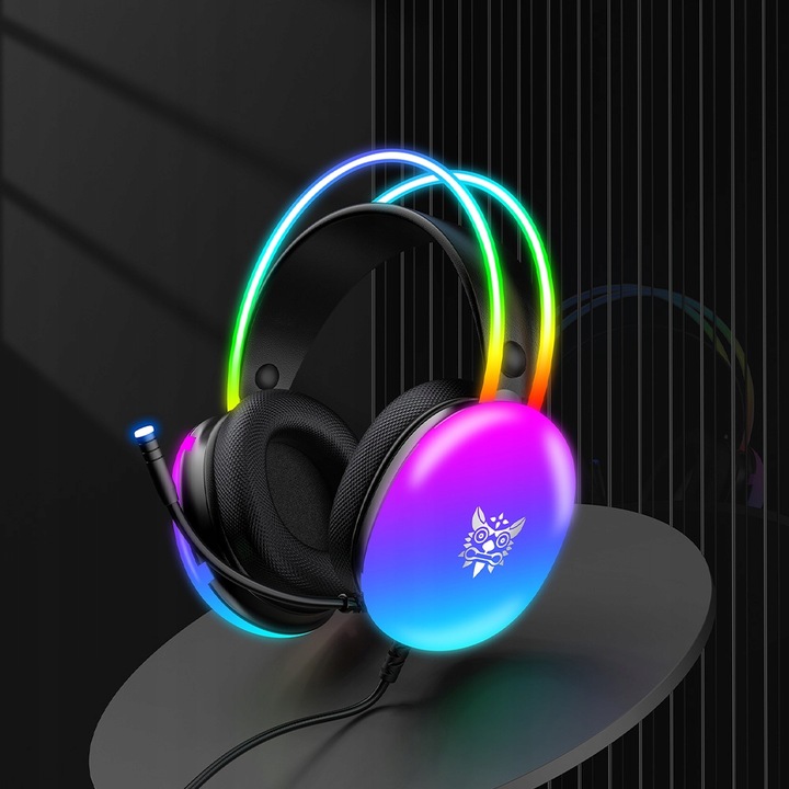 ONIKUMA X25 SŁUCHAWKI GAMINGOWE NAUSZNE PRZEWODOWE Z MIKROFONEM DO PC RGB