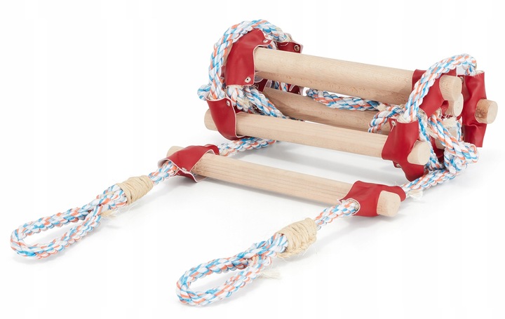 Drabina sznurowa linowa na dach ATESTOWANA 8m dekarska pleciona