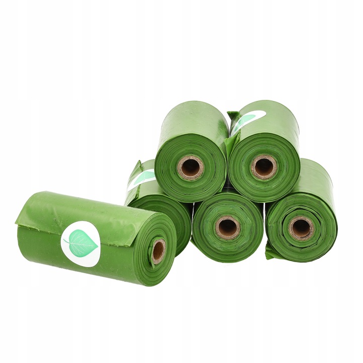 WORECZKI NA PSIE ODCHODY 540 SZTUK BIODEGRADOWALNE WORKI NA KUPY BIO + ETUI