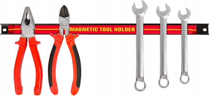 LISTWA MAGNETYCZNA LISTWY MAGNETYCZNE NA NARZĘDZIA 6 SZTUK DŁUGOŚĆ 46 cm