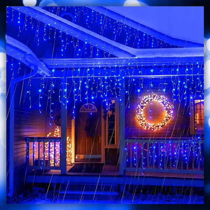 SOPLE LAMPKI CHOINKOWE 300 LED 15,2 M ZEWNĘTRZNE ŚWIĄTECZNE ŚWIATEŁKA FLASH