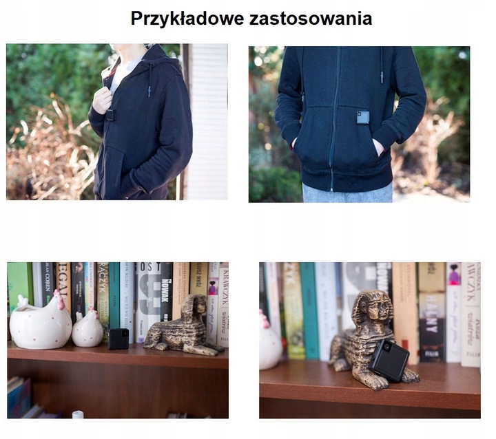 MINI KAMERA PRZYPINANA NA KLIPS ZACZEP FULL HD