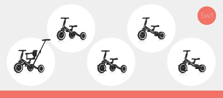 Rowerek dziecięcy TREMIX Up 6w1 magnetic COLIBRO