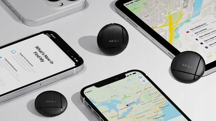 Lokalizator GPS LiTag MiLi IOS APLLE do plecaka kluczy bagażu roweru obroży