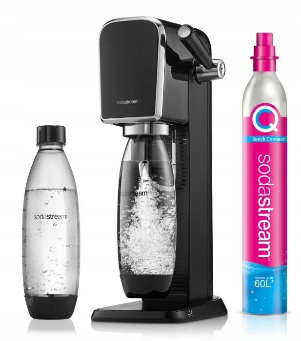Saturator do wody gazowanej Sodastream ART + Nabój z gazem CO2 + Butelka 1L