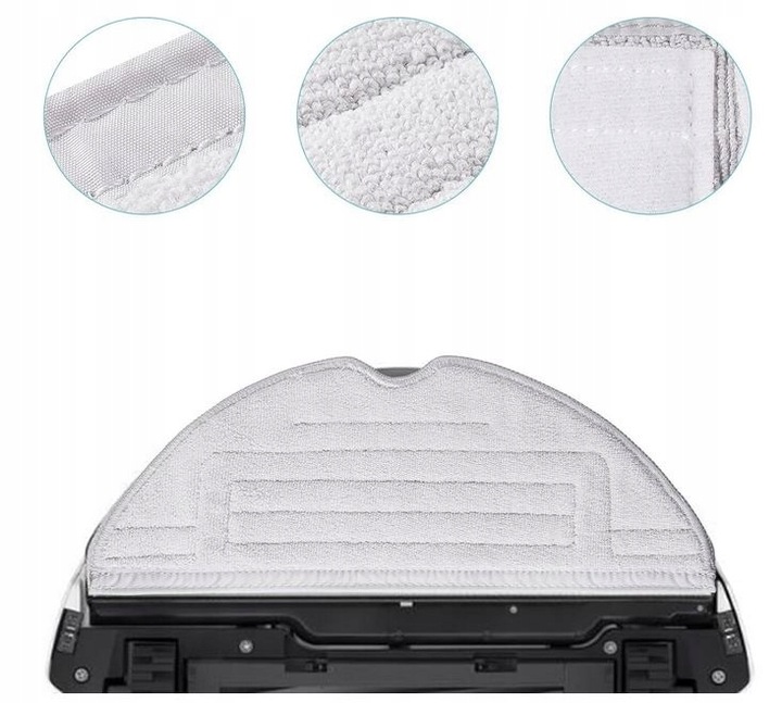 6x MOP DO ROBOROCK S7 MAXV/ROBOROCK S8 /S8 PLUS /S8 PRO ULTRA