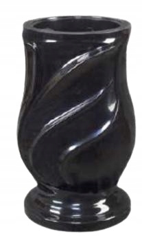 WAZON nagrobny FLAKON na cmentarz W23 czarny