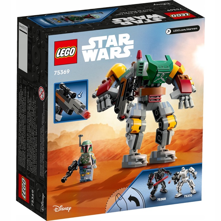 KLOCKI LEGO STAR WARS MECH FIGURKA BOBY FETTA PREZENT DLA 6,7,8 LATKA