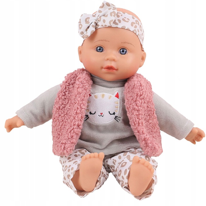 SMILY PLAY Lalka bobas jak żywa interaktywna miękka mówi śpiewa ubranko 32