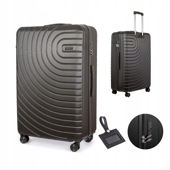 Walizka duża podróżna XL bagaż 28" ABS twarda na kółkach lekka GRATIS