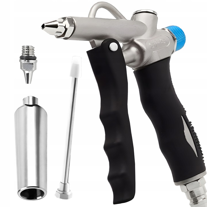 PISTOLET DO PRZEDMUCHIWANIA DYSZA VENTURIEGO REGULACJA PRZEPŁYWU POWIETRZA