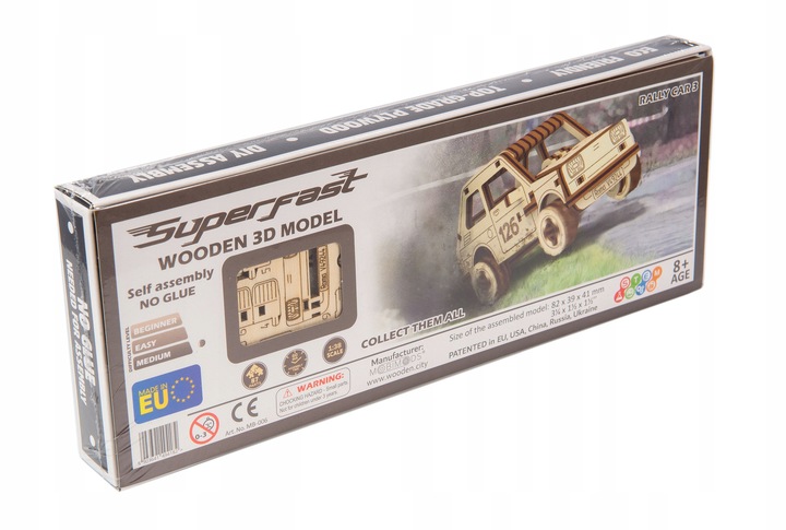 PUZZLE 3D MODEL DO SKLEJANIA TYPU MALUCH 126P