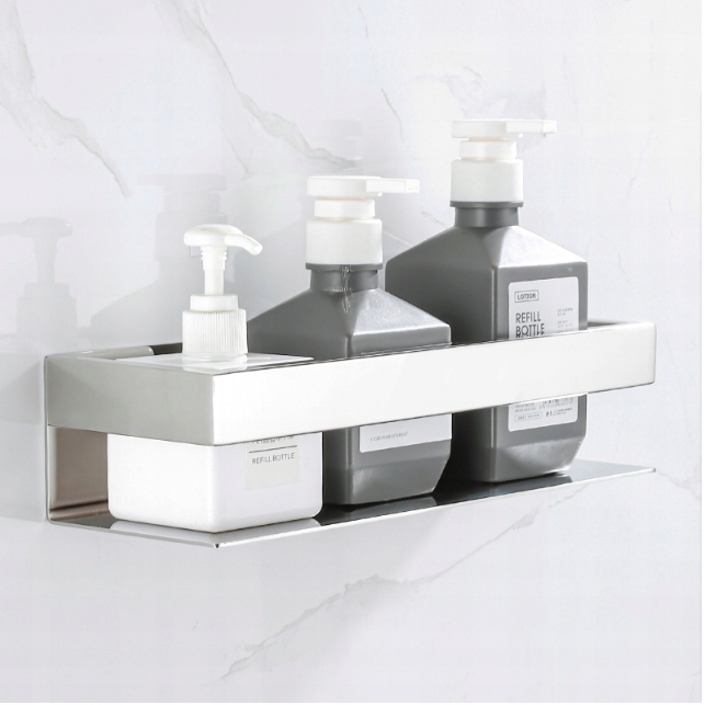 Koszyk półka łazienkowa chrom pod prysznic