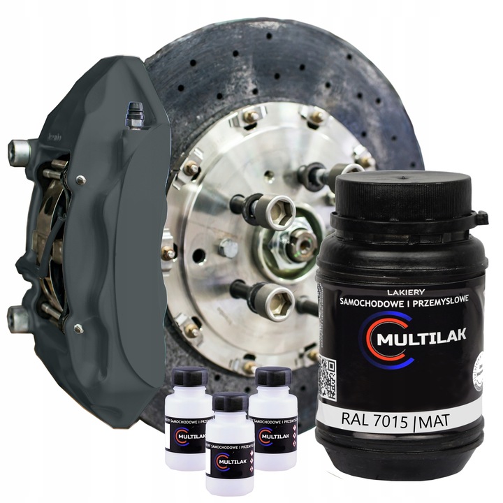 Farba lakier do zacisków hamulcowych RAL 7015 mat