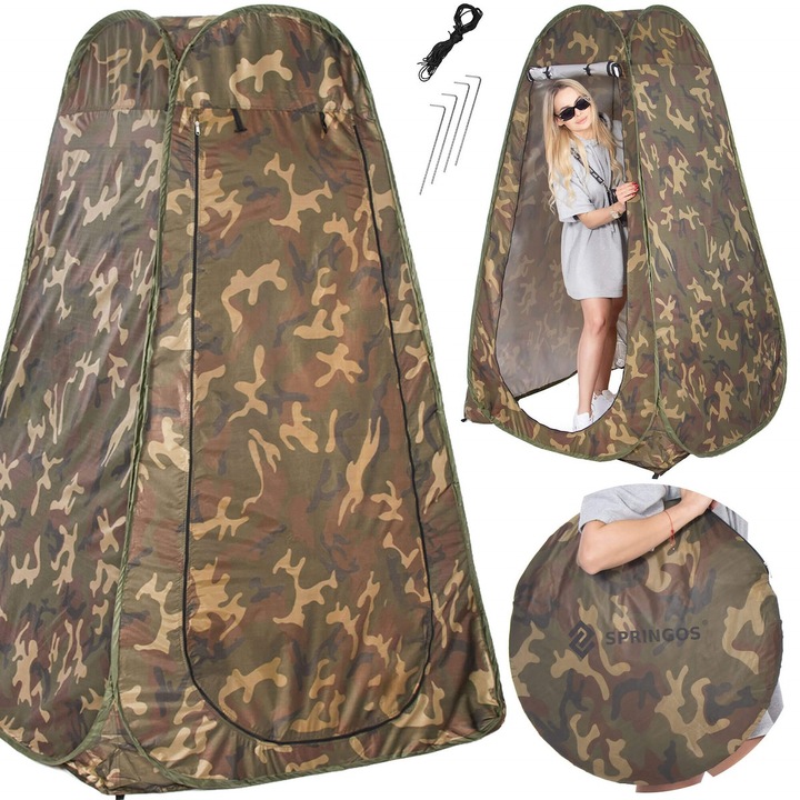 NAMIOT NA PRYSZNIC TOALETA WC PRZEBIERALNIA PRZENOŚNA KEMPINGOWY PLAŻOWY