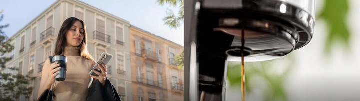 Ekspres do Kawy Przelewowy z Kubkiem Termicznym Cecotec Coffee 66 Drop&Go