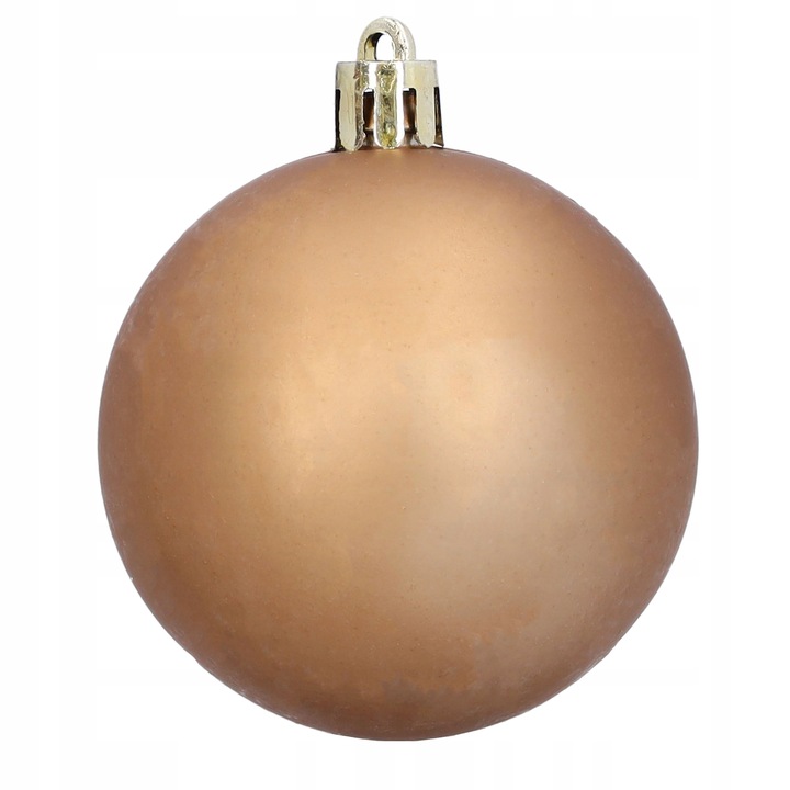 Bombki choinkowe plastikowe na choinkę brązowe różne rozmiary 26 sztuk