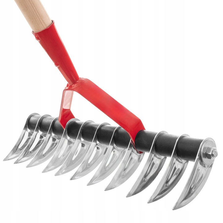 AERATOR RĘCZNY WERTYKULATOR DO TRAWY TRAWNIKA JEDNOSTRONNY TRZONEK AREATOR