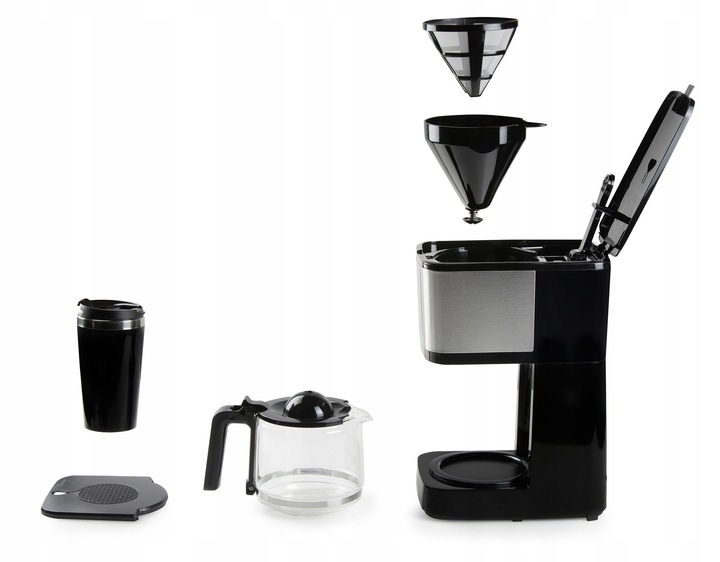 DOMO DO733K ekspres przelewowy do kawy + kubek termos