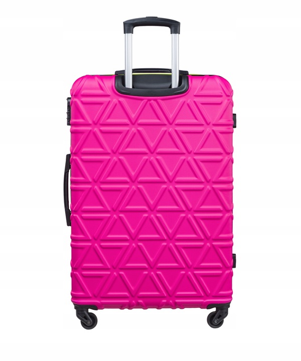 PUCCINI Zestaw WALIZEK Podróżnych Duża Średnia Kabinowa 3w1 ABS ABS018 3A