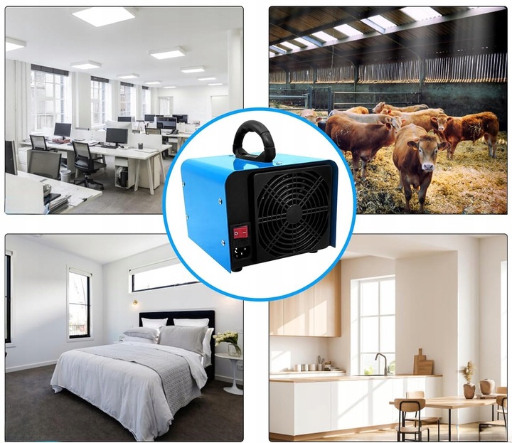 MOCNY GENERATOR OZONU Ozonator Oczyszczacz do Powietrza 60 000 MG/H 150W