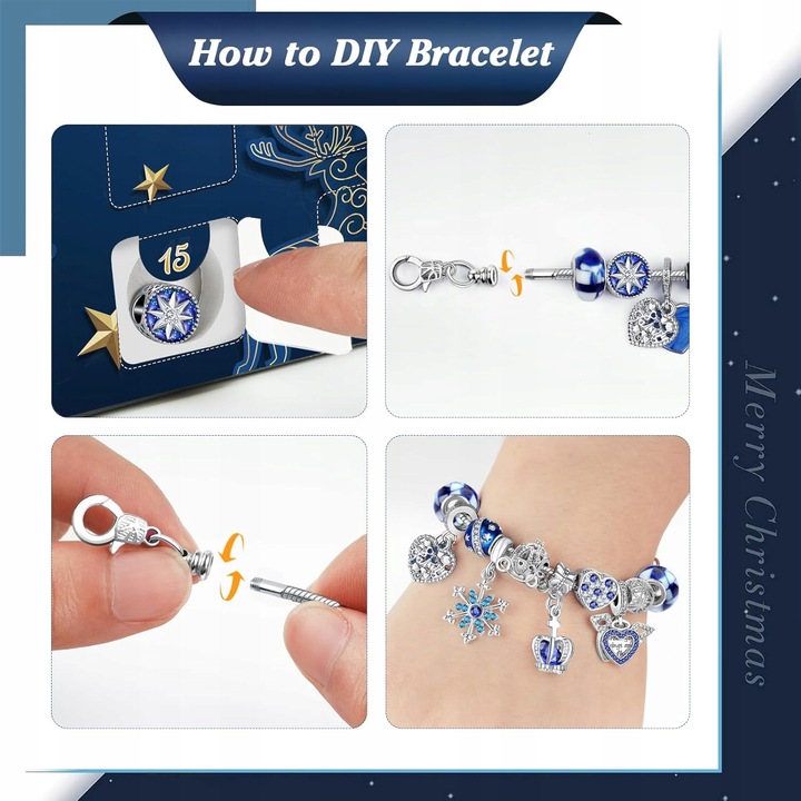 KALENDARZ ADWENTOWY 2024 BIŻUTERIA DLA KOBIET KALENDARZ BOŻONARODZENIOWY