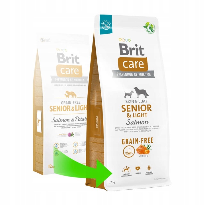 BRIT CARE Senior & Light Salmon 12kg