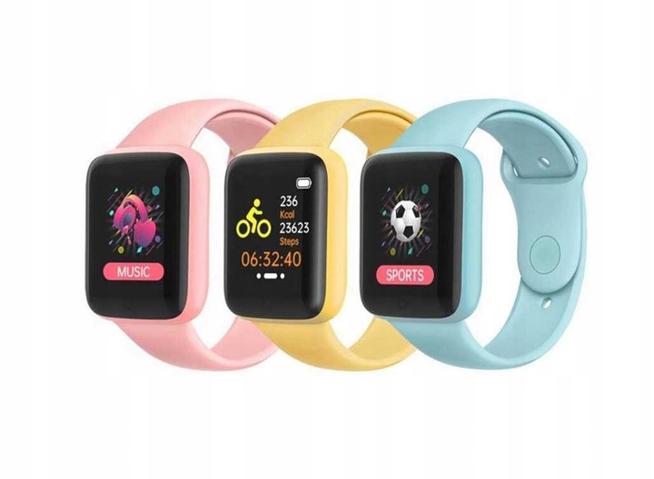 SMARTWATCH ZEGAREK KROKI PULSOKSYMETR TĘTNO FIT PL