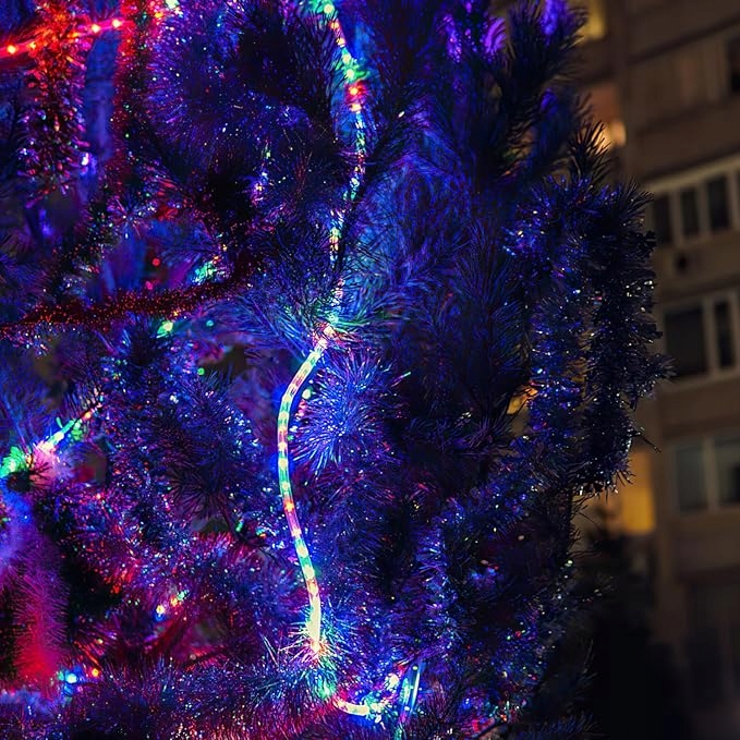 WĄŻ Świetlny 20m LED LAMPKI CHOINKOWE MULTIKOLOR KOLOROWY