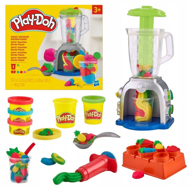 PLAY-DOH Ciastolina Blender do smoothie Zestaw z akcesoriami F9142