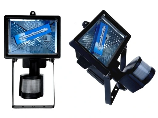 Lampa zewnętrzna z czujnikiem ruchu hermetyczna halogenowa ogrodowa ścienna