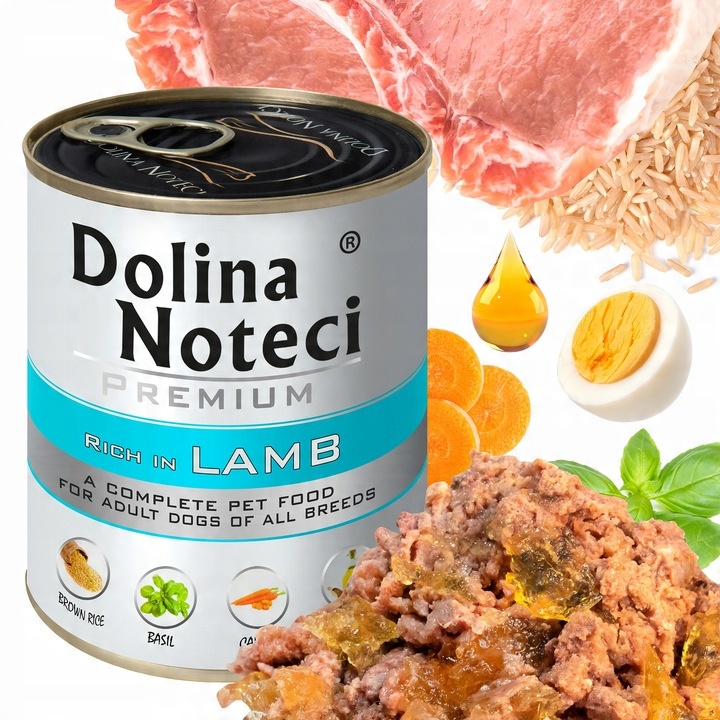 DOLINA NOTECI PREMIUM KARMA MOKRA PSA PSÓW 10x 800g