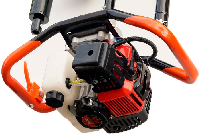 Wiertnica spalinowa ŚWIDER SPALINOWY + 3 wiertła 10/20/30cm przedłużka