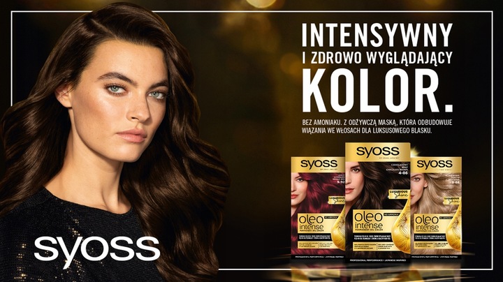 Syoss Oleo Farba do włosów czekolada brąz 4-86 x 2