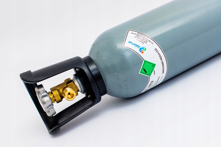 Nowa Lekka Pełna Butla Butle 5L CO2 DWUTLENEK WĘGLA SPOŻYWCZY AKWARIUM