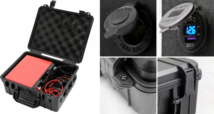 Akumulator do kompresorowych lodówek turystycznych bateria stacja zasilania