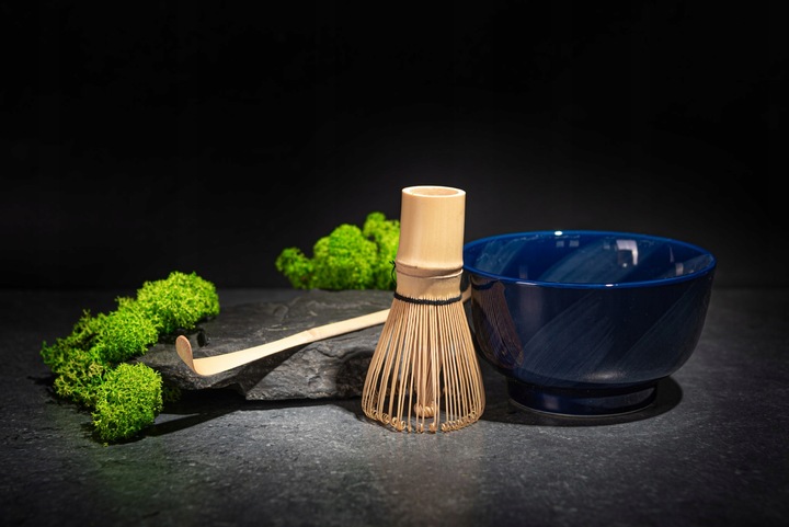ZESTAW do parzenia matcha ŁYŻECZKA CZARKA MIOTEŁKA