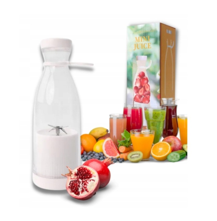 MINI BLENDER TURYSTYCZNY MIKSER USB 420ML