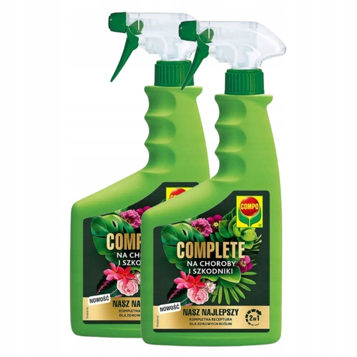 COMPO COMPLETE 2w1 Spray na choroby i szkodniki 500ml Zestaw 2 sztuk!