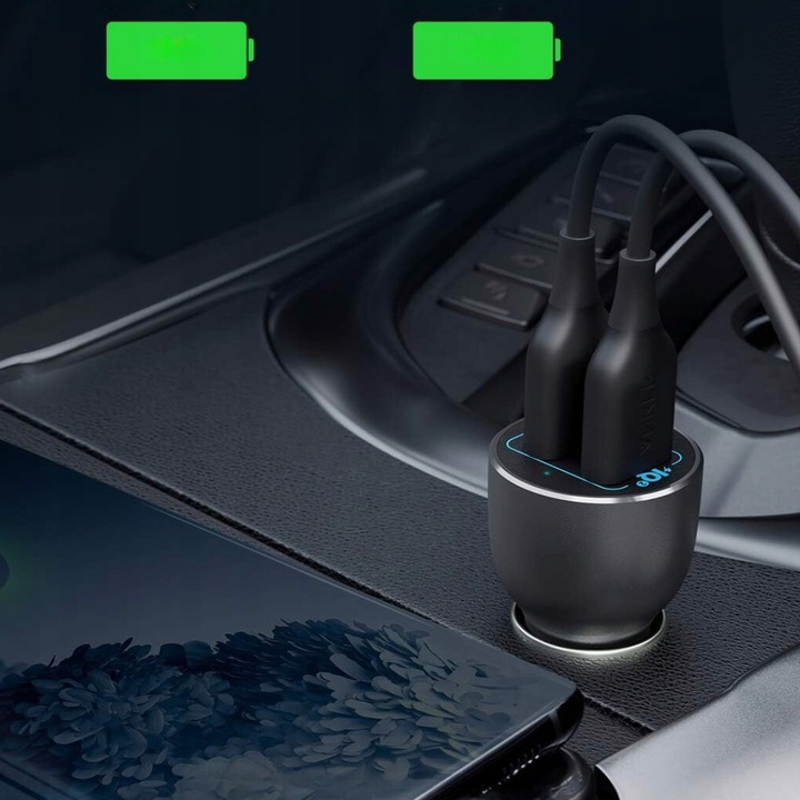 Ładowarka samochodowa Anker PowerDrive III 2-Port 36 W